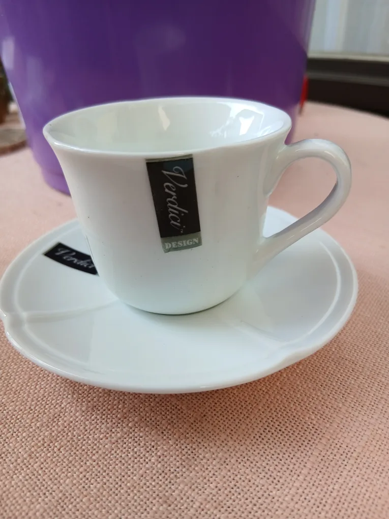 Verdici Design Coffee Cup Set - 6 Cups & Saucers thumbnail