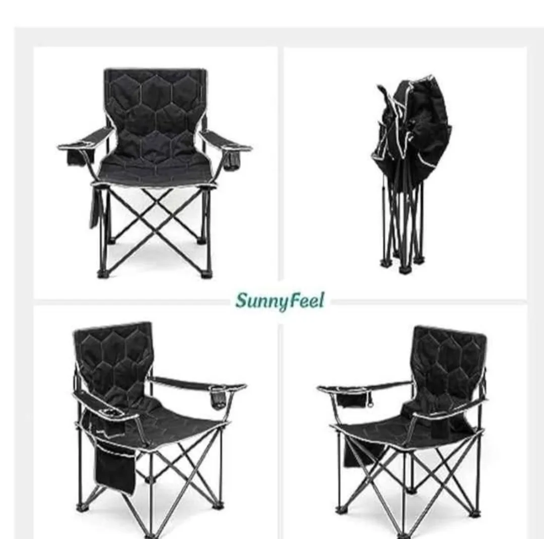 SunnyFeel Camping Chair - Black image indicator(2)