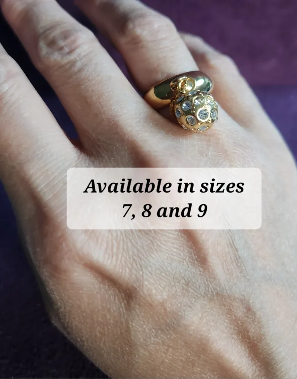 Brand new ASFOUR Egyptian crystal rings Size 7, 8 and 9 image indicator(6)