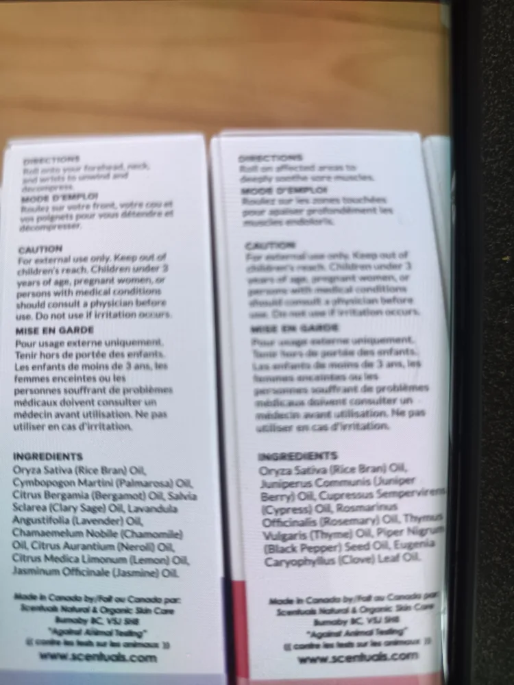 Scentuals 100% Natural Aromatherapy Essential Oils Roll-On image indicator(8)