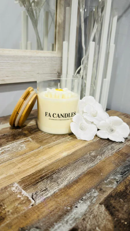 FA Candles Handmade Unscented Soy Wax Candle image indicator(3)