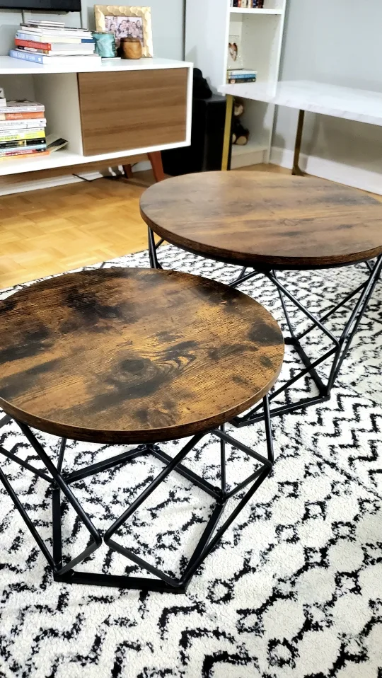 Coffee Tables w/ Storage set (2 new pcs) thumbnail