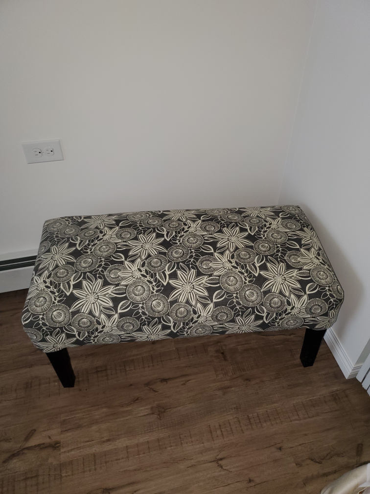 Floral Patterned Ottoman Bench - photo 2