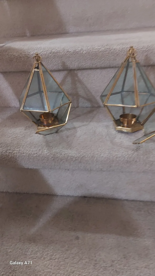 Geometric Candle Holders - Set of 2 image indicator(2)