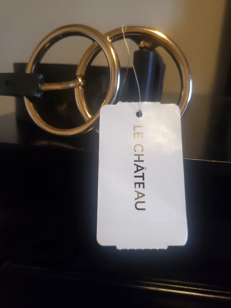 Le Chateau Black & Gold Belt - Size S/M/P/M thumbnail