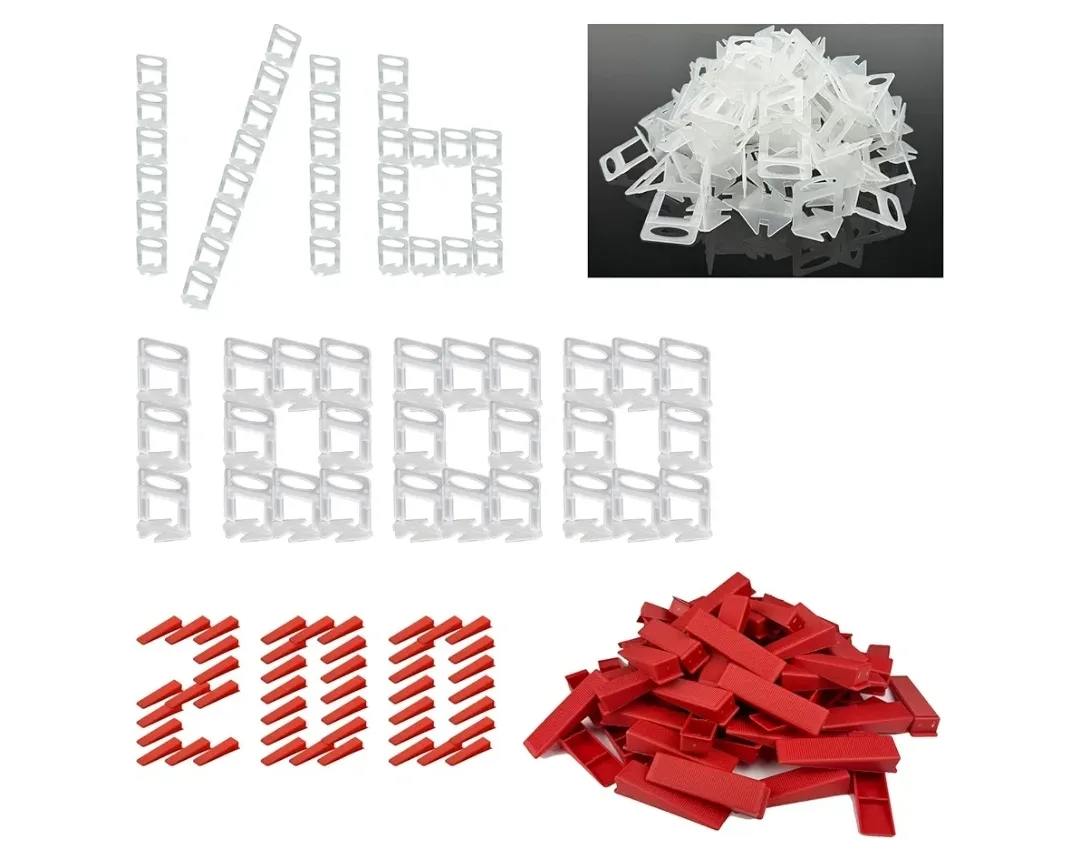 Tile Leveling System Clips & Wedges - 1/16" Spacers thumbnail