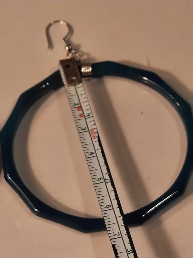 dark blue jade hoops Jewellery image indicator(5)