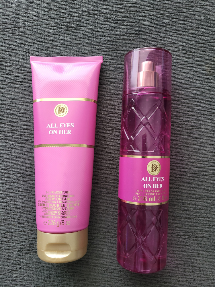 Body mist and cream set