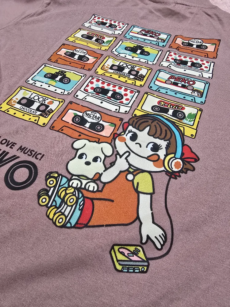Peko Sanrio T-shirt - Size LL Retro  Japan Giftable thumbnail