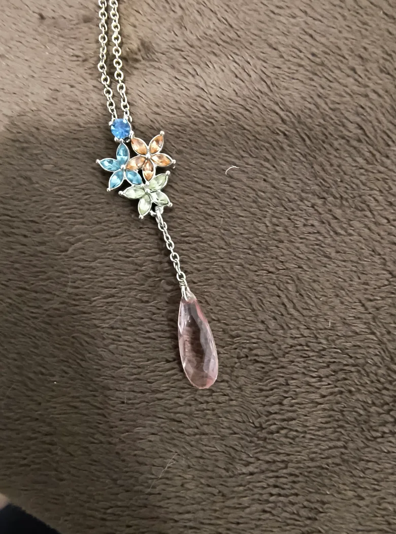 Floral Pendant Necklace image indicator(2)