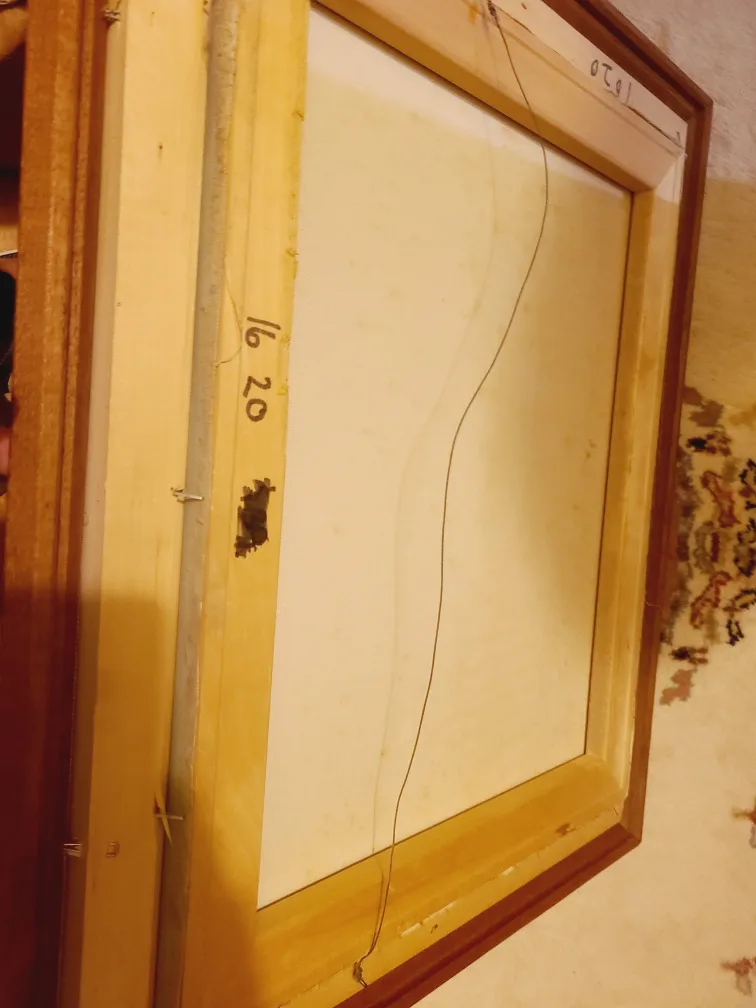 Original M Otto Signed Canvas Oil Painting Rustic Barn image indicator(5)