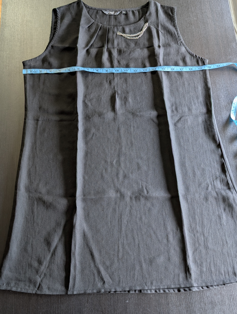 Black Sleeveless Top - Size XL - photo 2