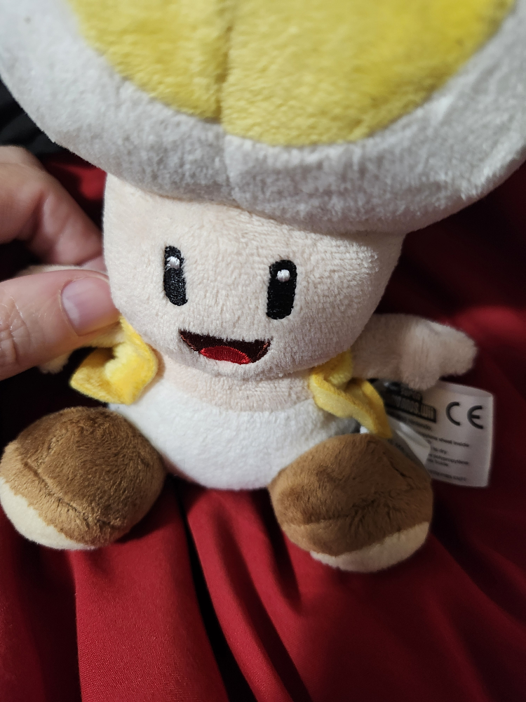 $15 super mario yellow toad 8" (NWT) - photo 2