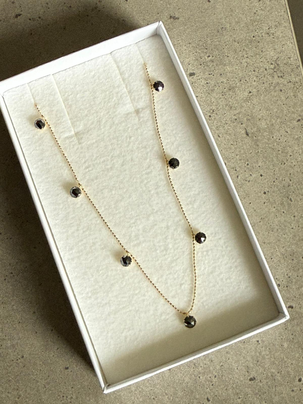 Authentic Black natural Diamond Necklace - photo 3