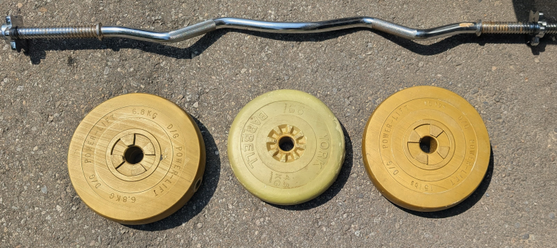 Barbell & weighted plates
