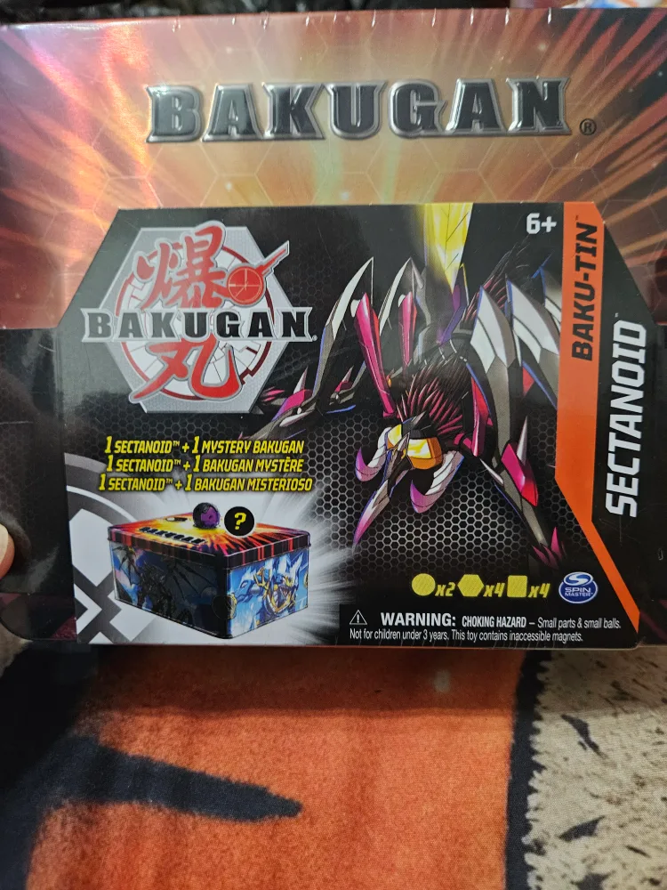 Bakugan Sectanoid Baku-Tin, New in Box! thumbnail