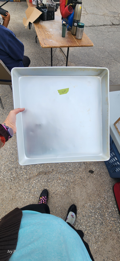 Large Silver Baking Pan