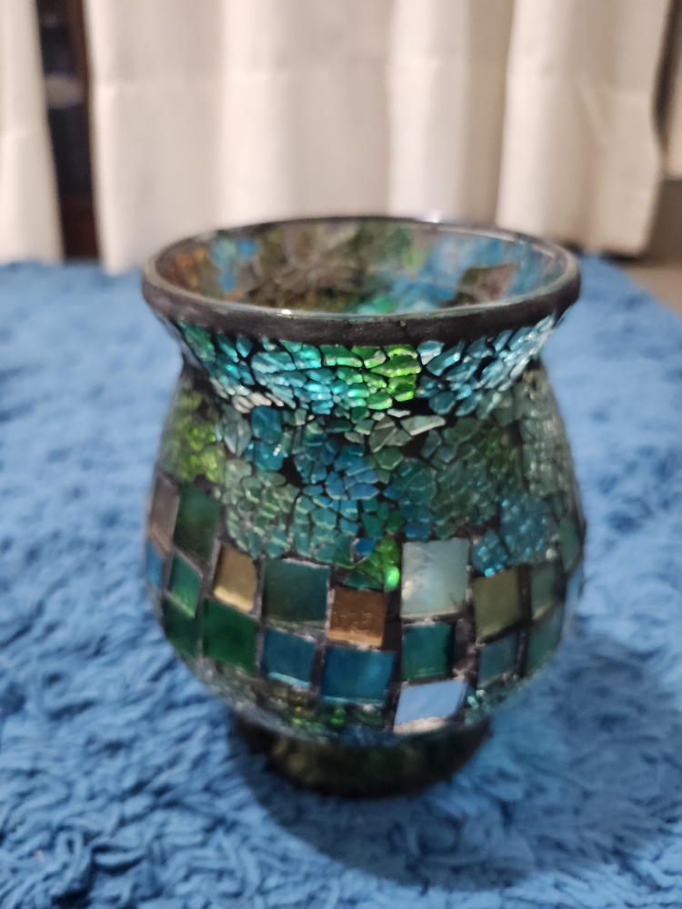 Mosaic Tealight Candle Holder