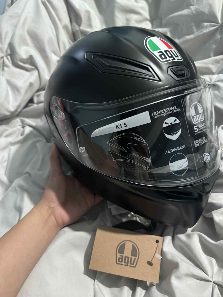 AGV K1 S Matte Black Helmet - Brand New - photo 3