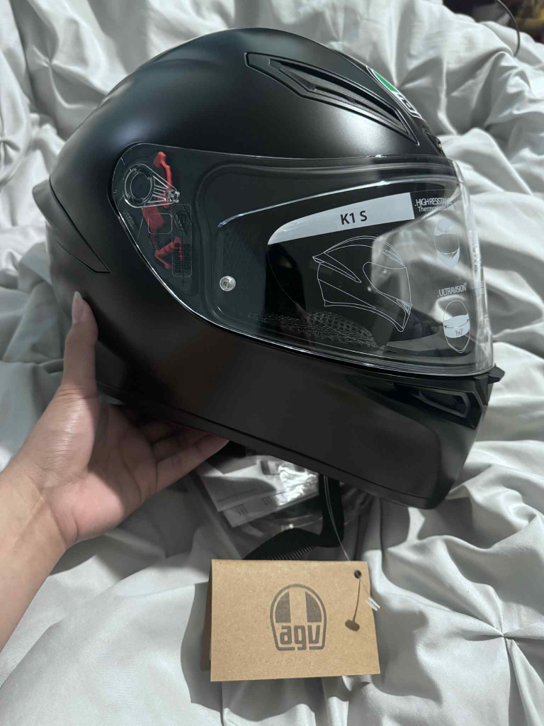AGV K1 S Matte Black Helmet - Brand New - photo 4