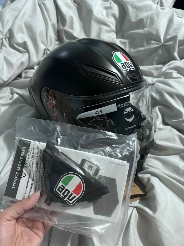 AGV K1 S Matte Black Helmet - Brand New - photo 5