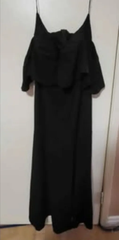 Gorgeous Black Formal Maxi Dress Sz18-22 Retail $550 image indicator(7)