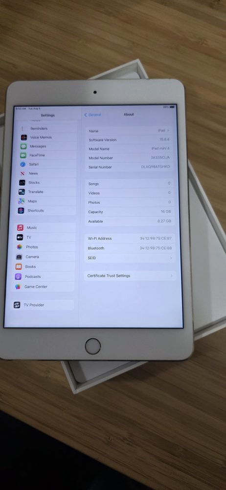 iPad mini 4, 16GB, Gold - photo 2