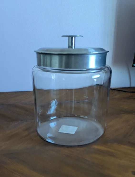 Large Glass Storage Jar thumbnail