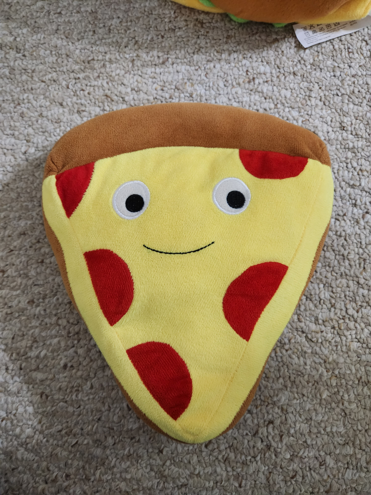 Pizza and Burger Plush Pillows - photo 2