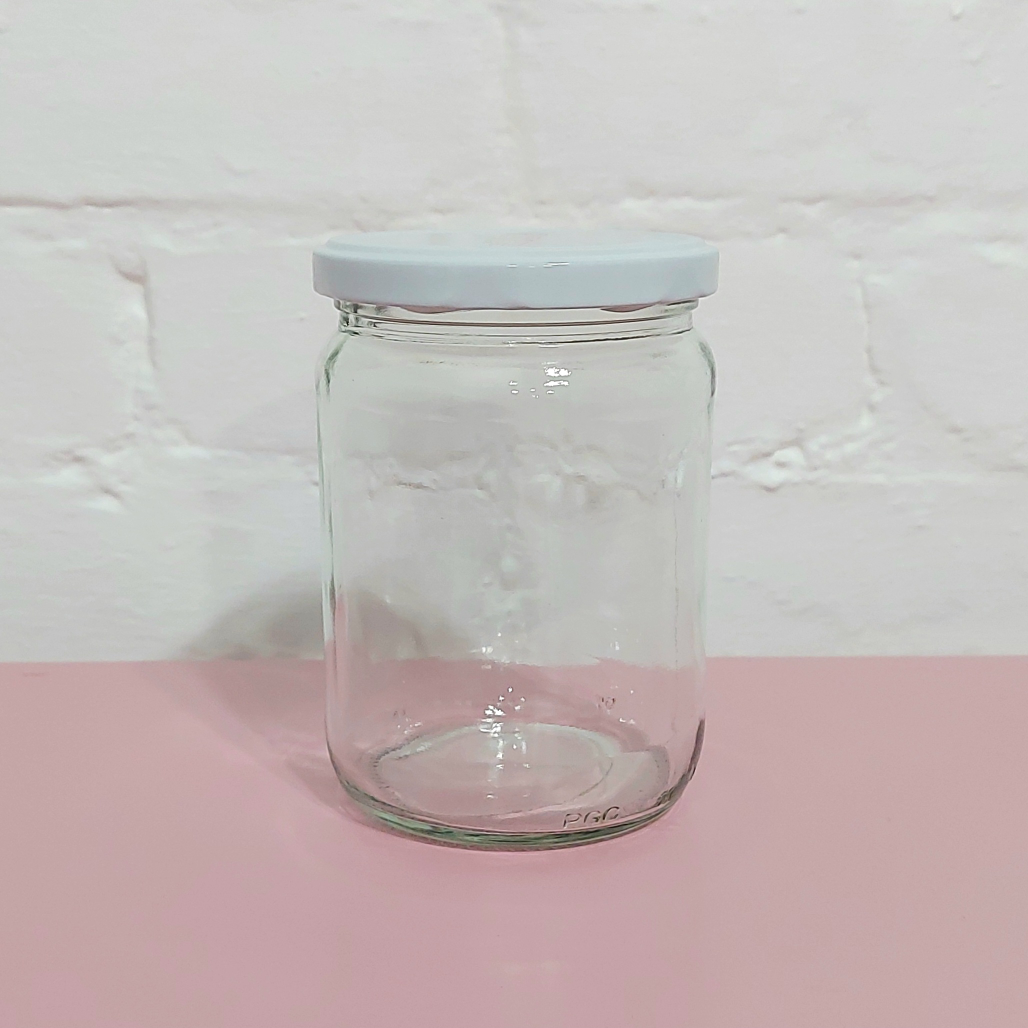 FREE empty glass jar with lid