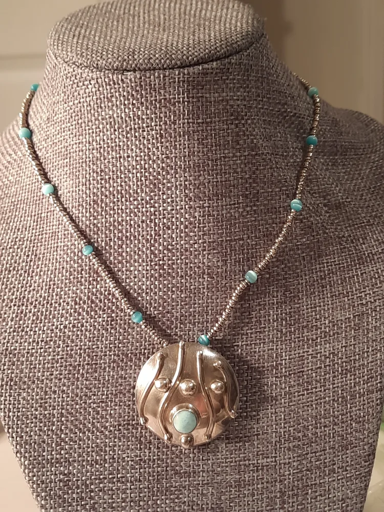 925 silver pendant and chain image indicator(8)