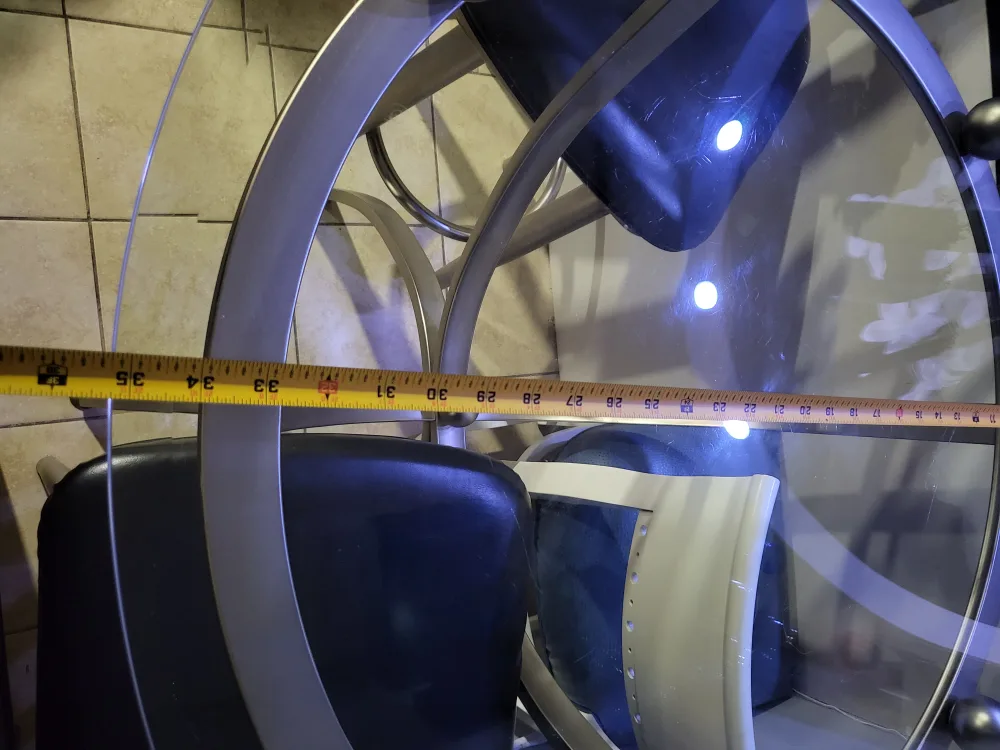 Glass Top Bar Table with 2 Stools image indicator(4)