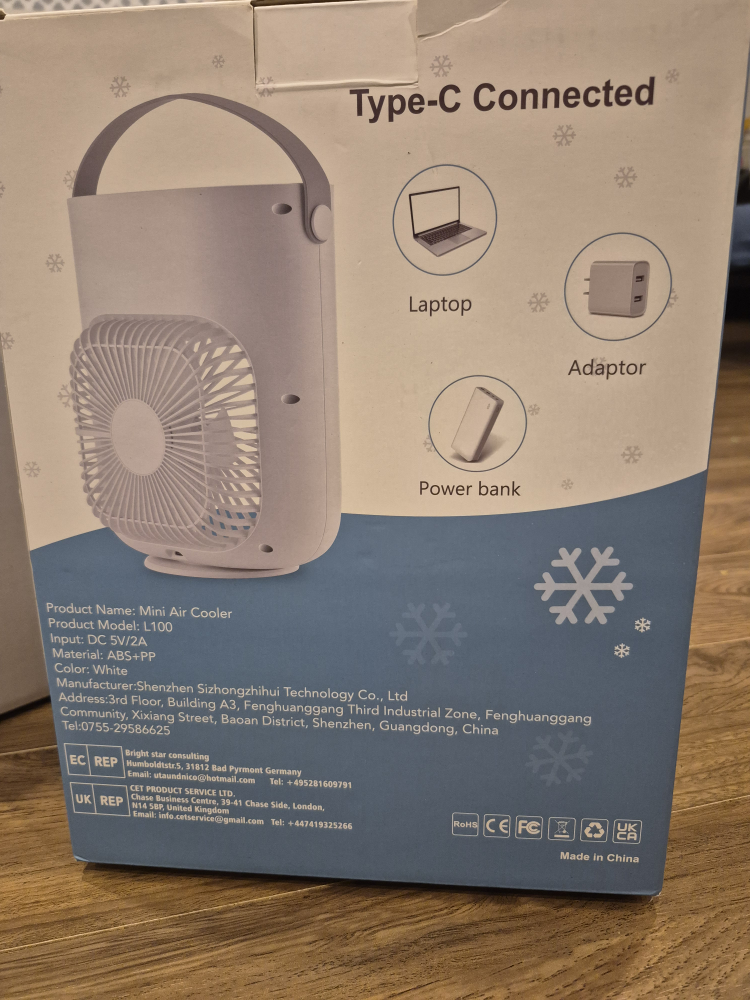 Mini Air Cooler L100 - Portable , pick Scarborough or oshawa.