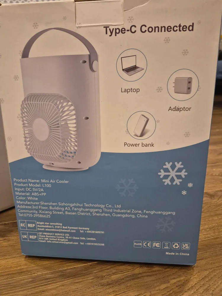 Mini Air Cooler L100 - Portable , pick Scarborough or oshawa. thumbnail