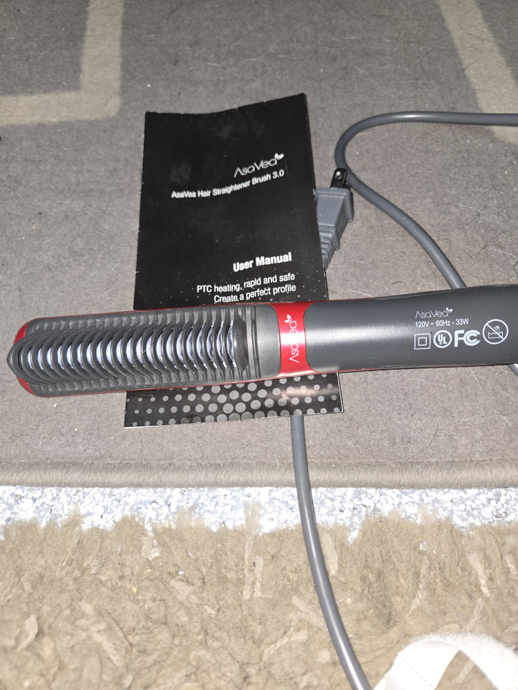 AsaVea Hair Straightener Brush 3.0
