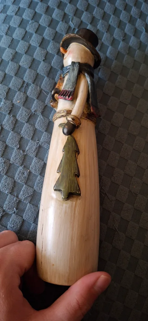 Snowman Figurine with Birdhouse image indicator(4)