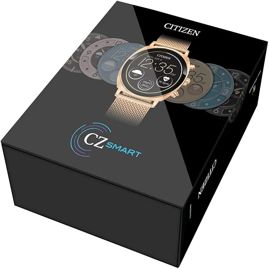 Citizen CZ Smart 41mm Unisex Smartwatch Gold MSRP: $584 image indicator(8)
