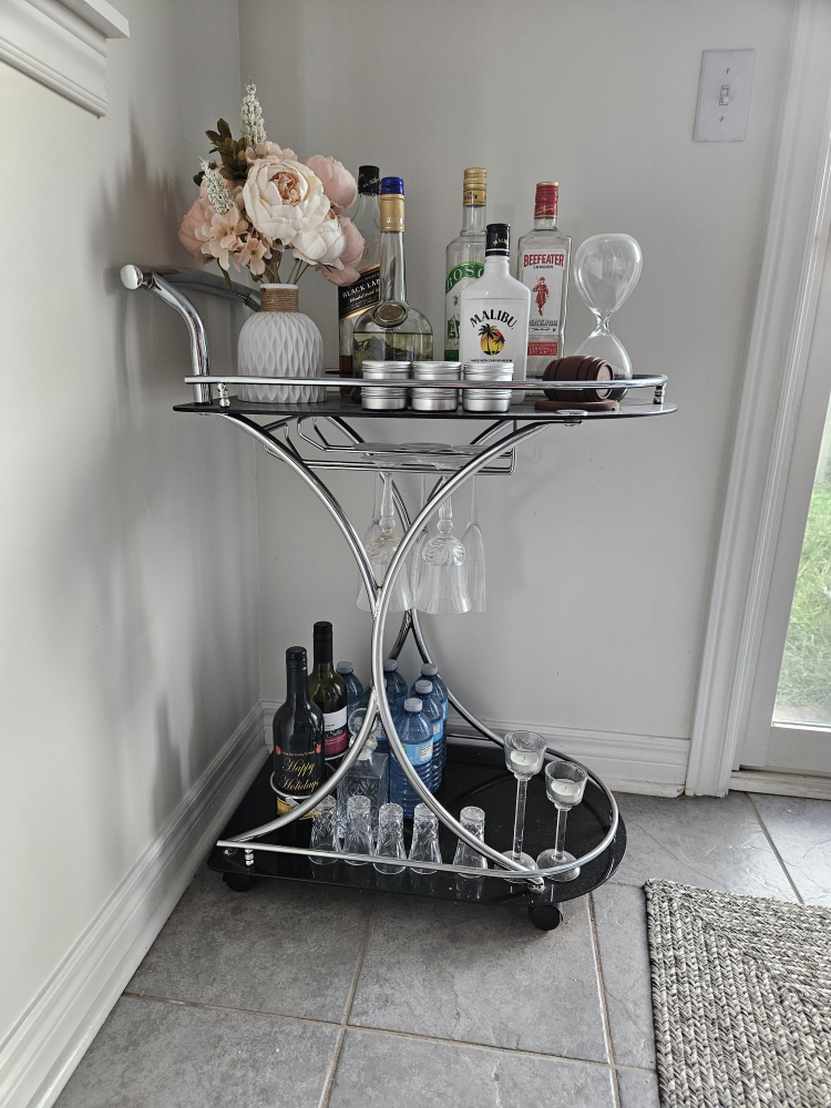 Rolling Bar Cart