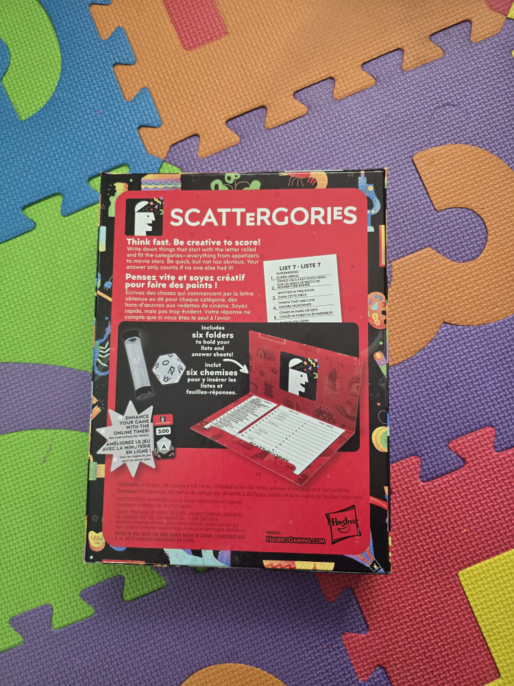 *NEW* Scattergories - photo 3