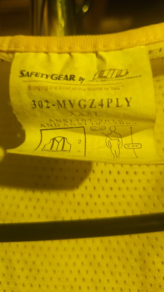 Safety Gear Hi-Vis Vest - XXXL image indicator(2)