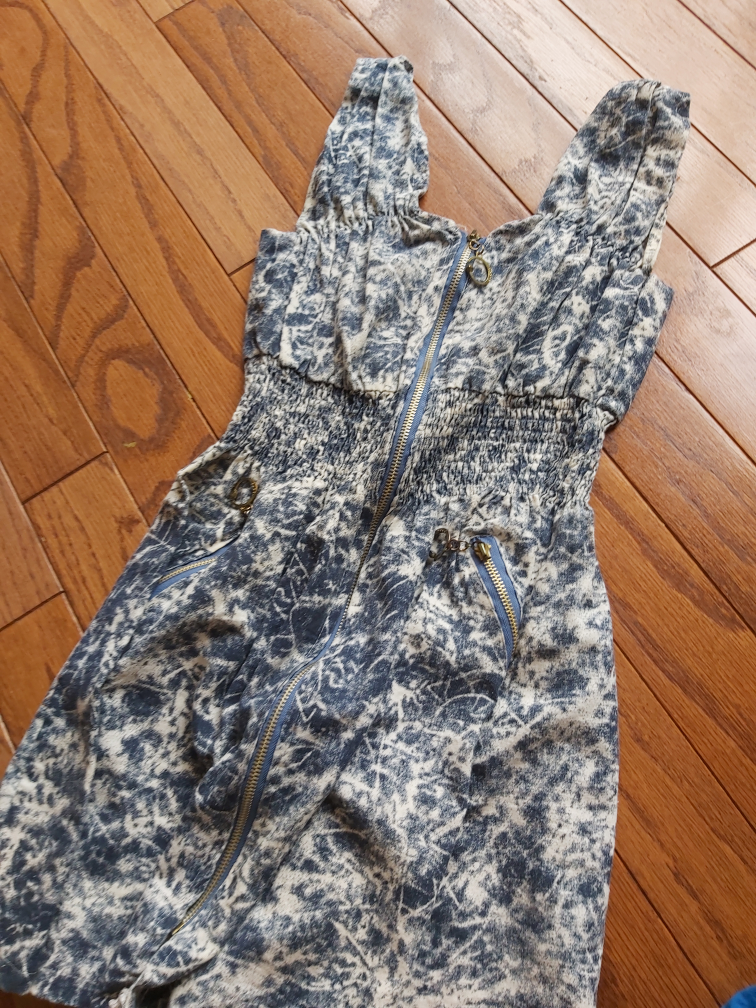 Patterned Sundress with Zipper Detail - photo 2