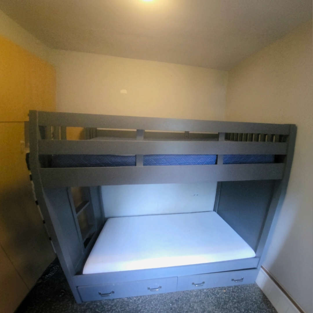 Grey Bunk Bed Frame