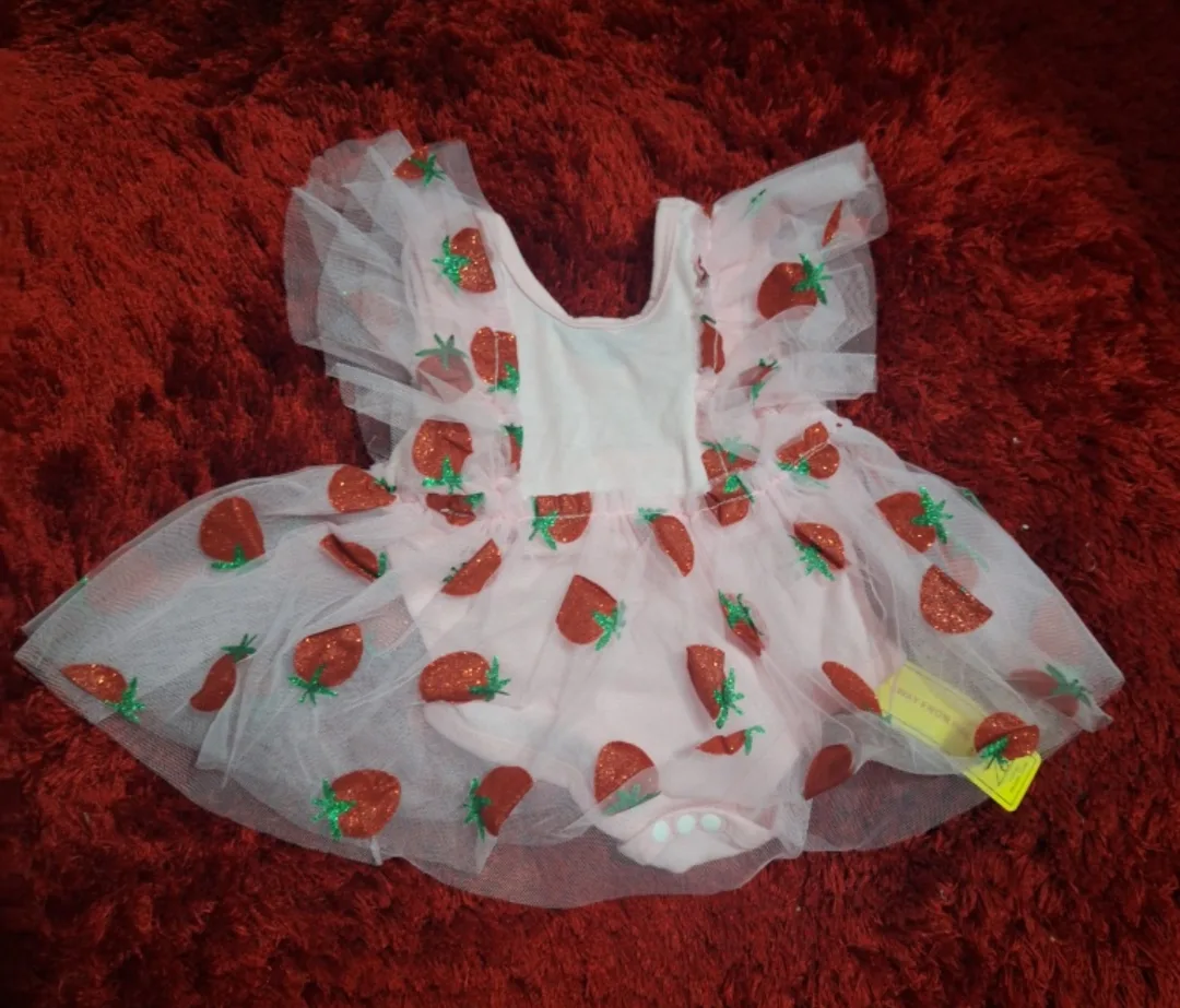 Shein Strawberry Bodysuit - Size 1-3M thumbnail
