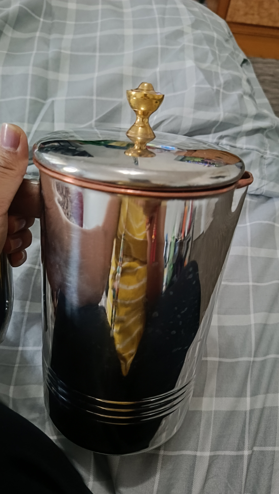 copper water container with Lid