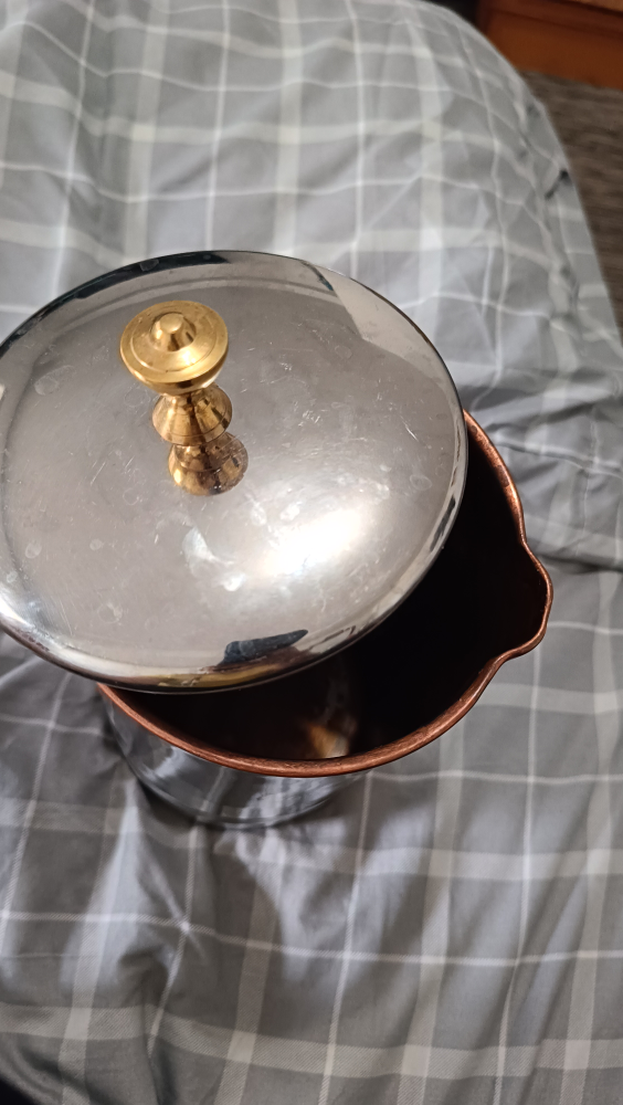 copper water container with Lid - photo 2