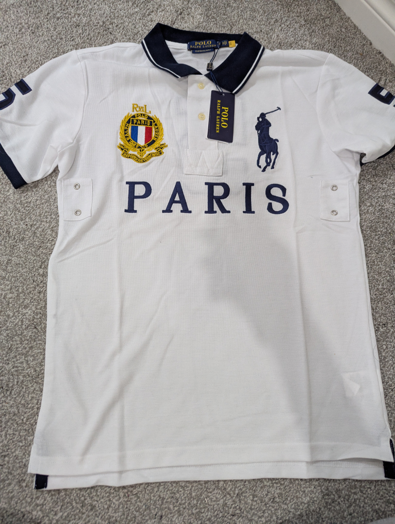 Ralph Lauren Polo Paris Custom Slim Fit - White