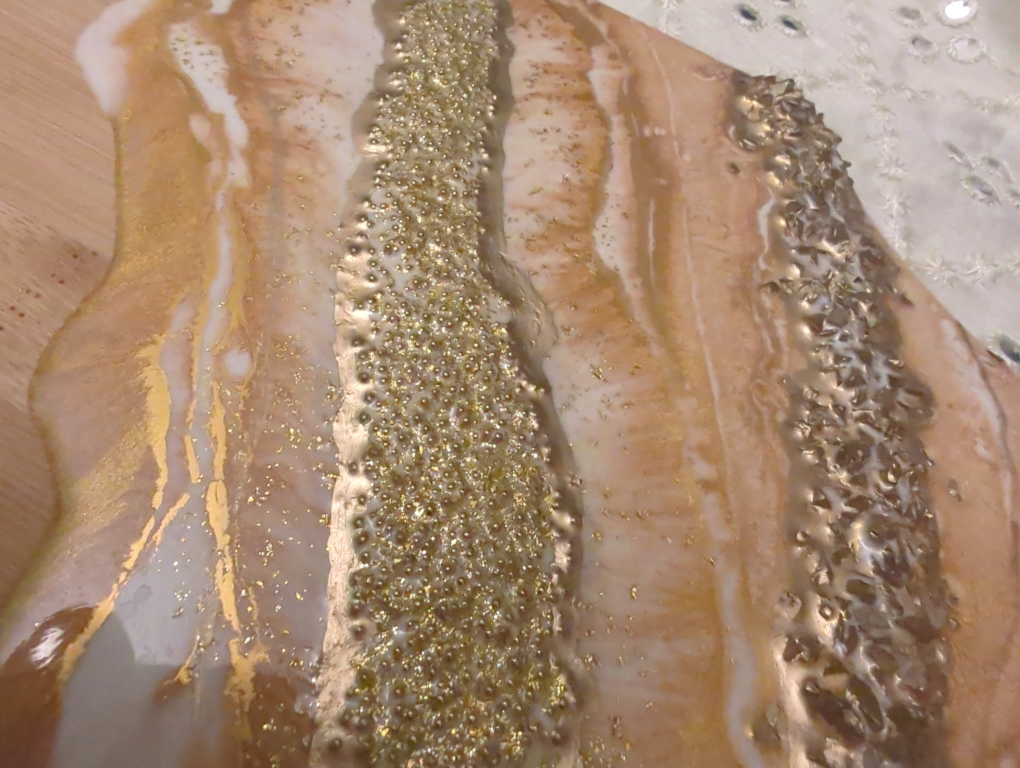 Handmade Resin Art Charcuterie Board - photo 2