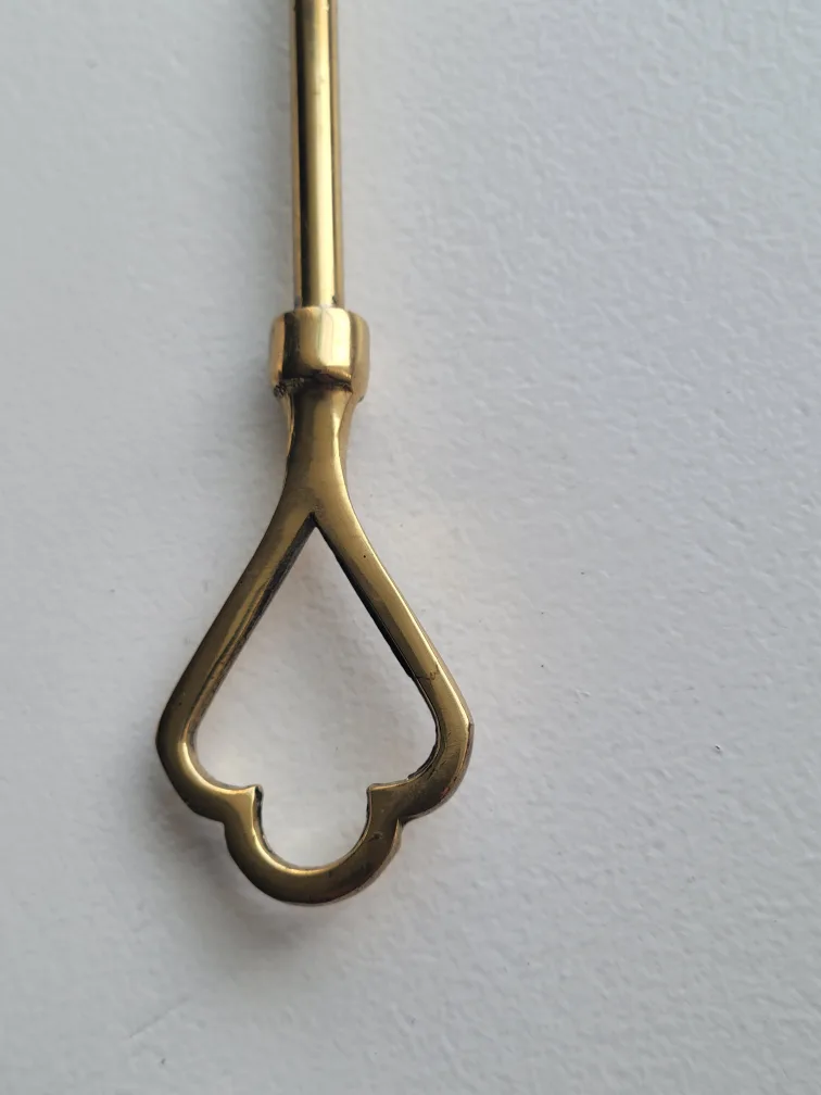 Large! Vintage Brass Candle Snuffer image indicator(2)