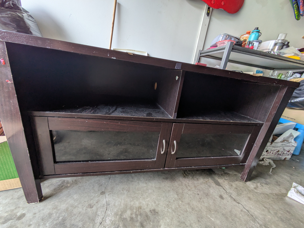 Dark Brown TV Stand - photo 4