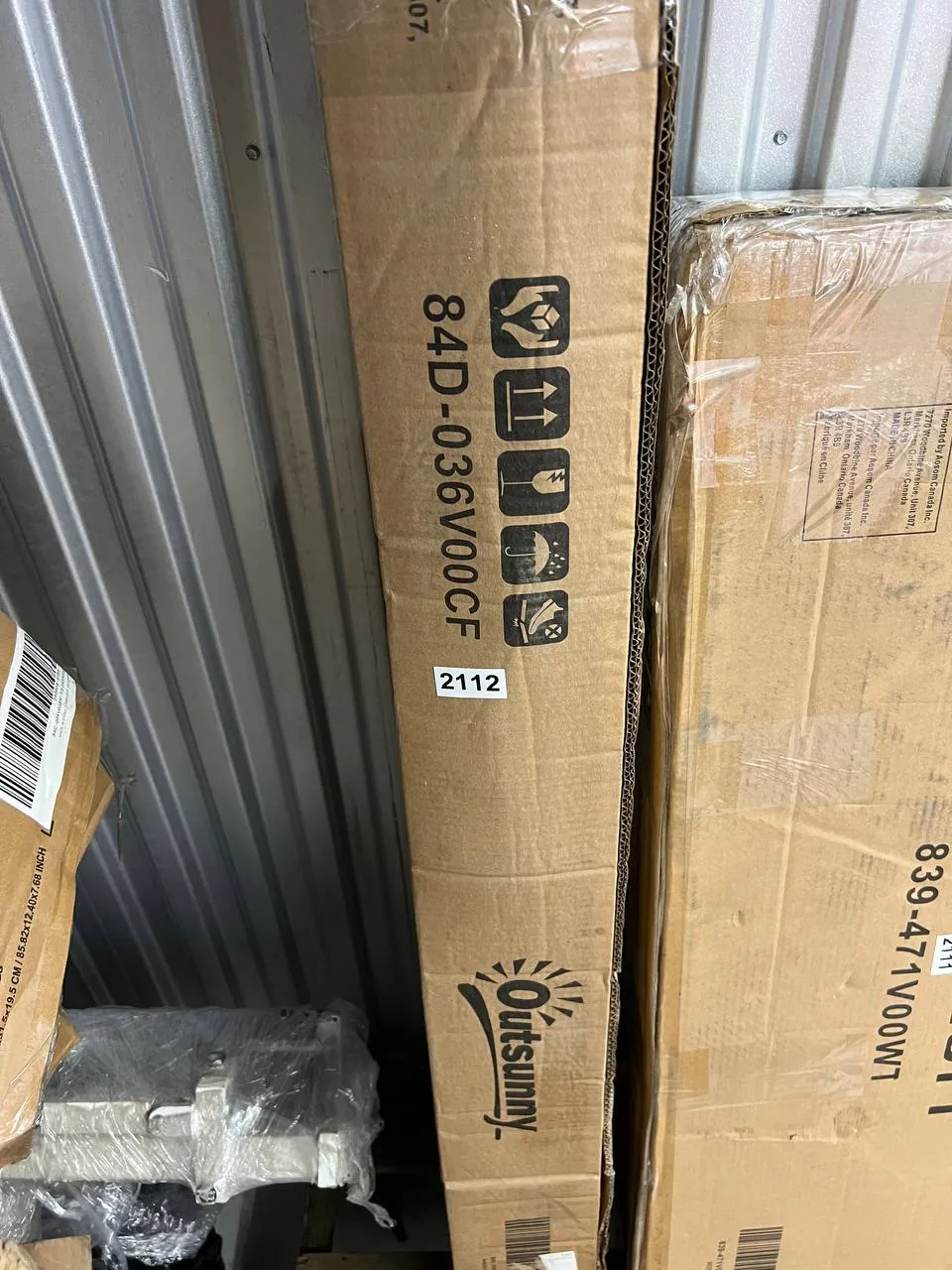 Rectangular Patio Umbrella - Brown image indicator(8)